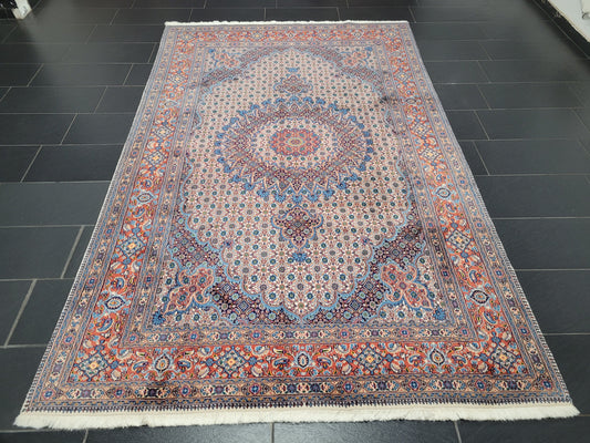 Moud Teppich Korkwolle mit Seide Medaillon Design 300 × 190 cm