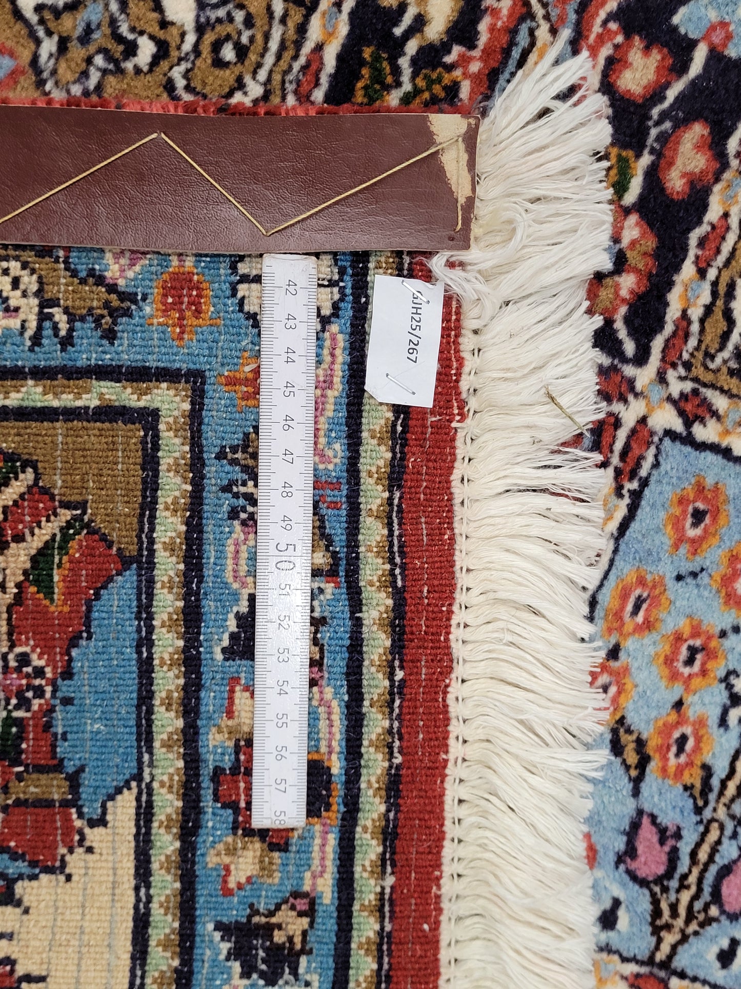 Moud Teppich Korkwolle Felderdesign 265 × 155 cm