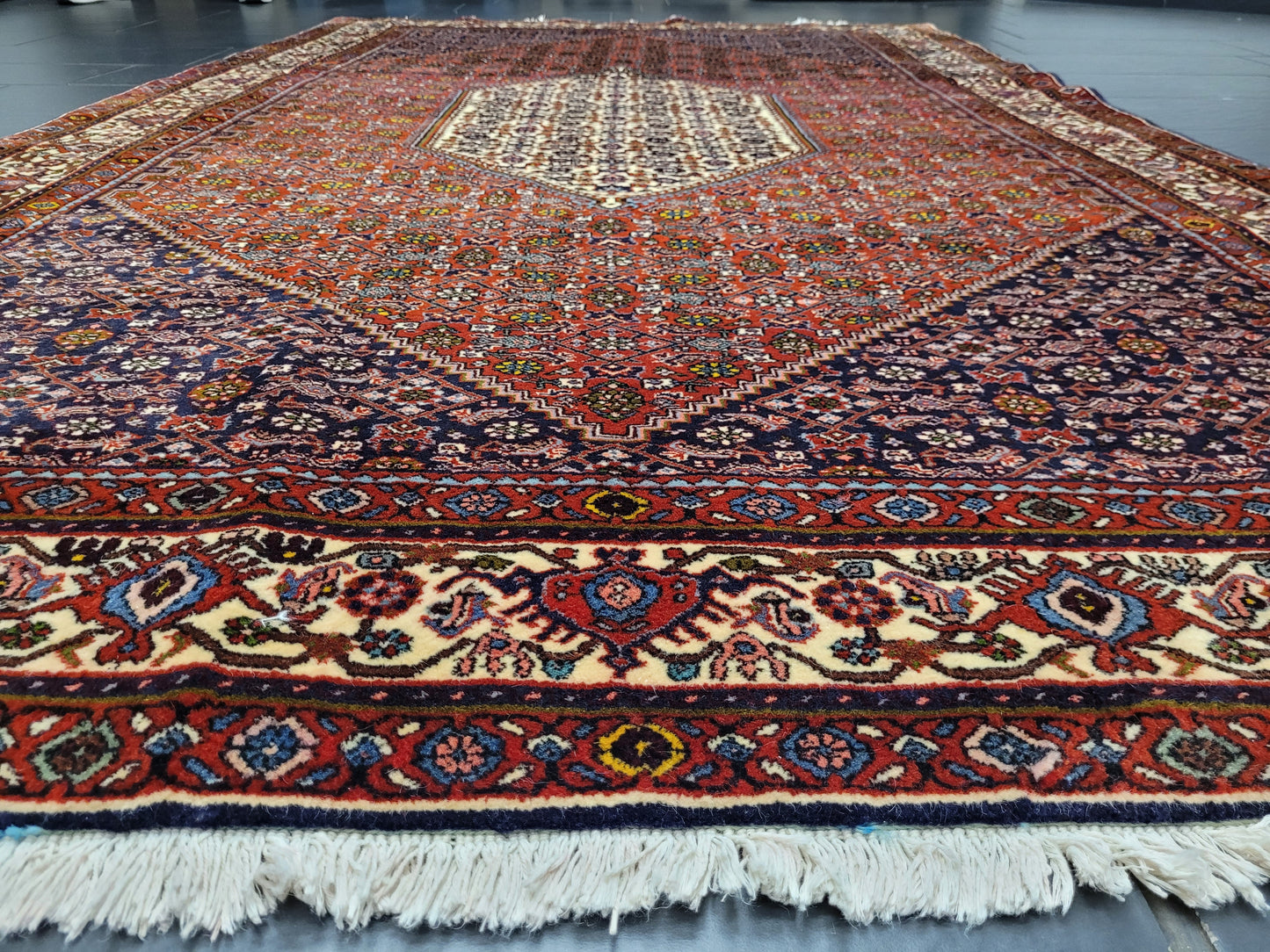 Bidjar Teppich Korkwolle Medaillon Design 285 × 170 cm