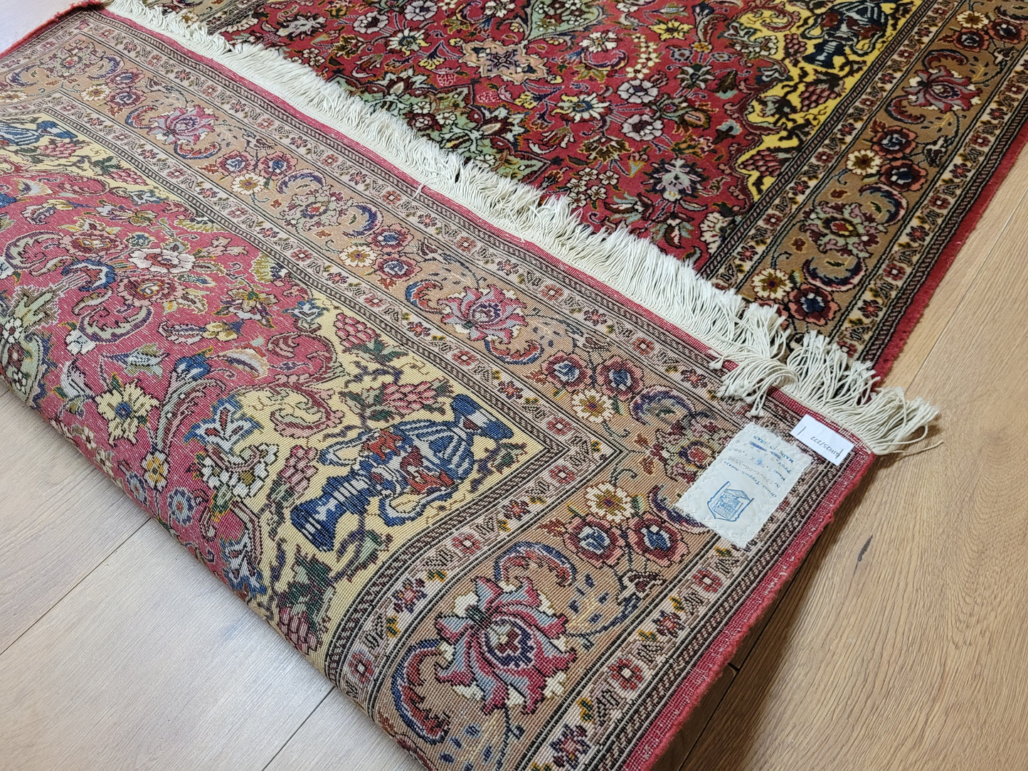 Täbriz Teppich 50er Seide auf Baumwolle 155 × 100 cm