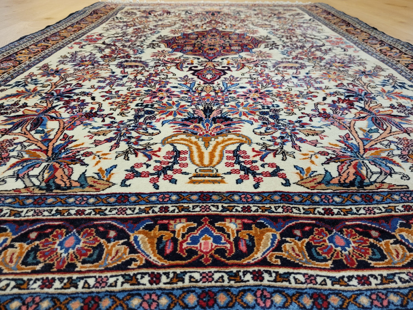 Bidjar Teppich fein florales Medaillon 165x110 cm