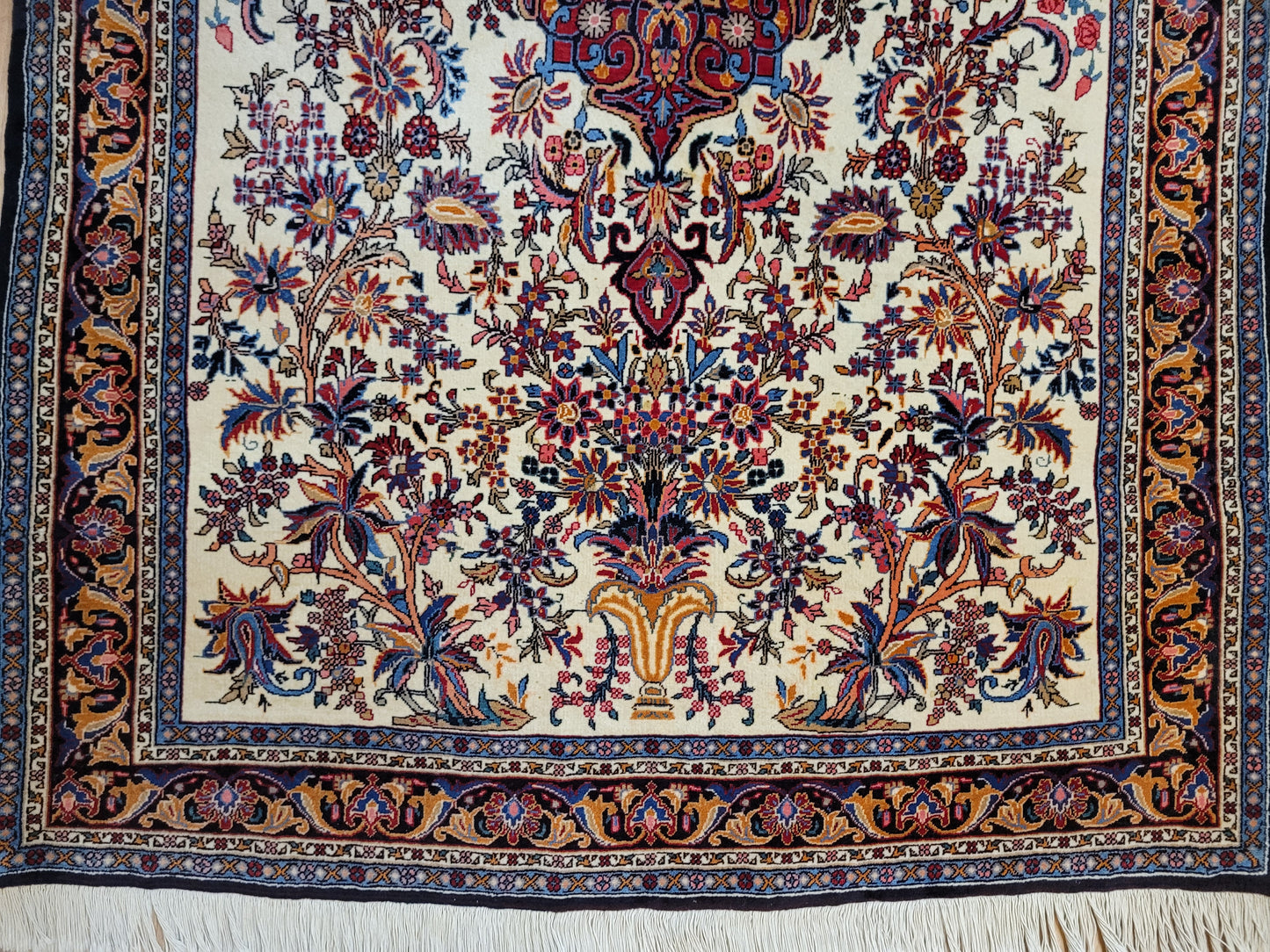 Bidjar Teppich fein florales Medaillon 165x110 cm