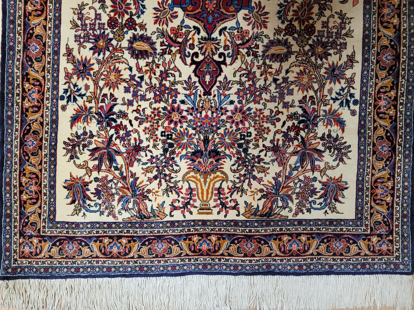 Bidjar Teppich fein florales Medaillon 165x110 cm