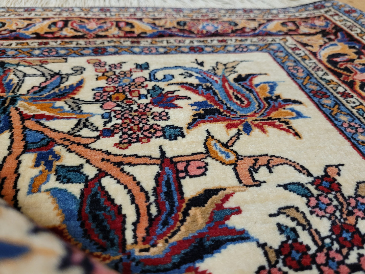 Bidjar Teppich fein florales Medaillon 165x110 cm