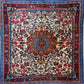 Djosan Sarough Teppich Korkwolle florales Medaillon 205x138 cm