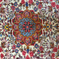 Djosan Sarough Teppich Korkwolle florales Medaillon 205x138 cm