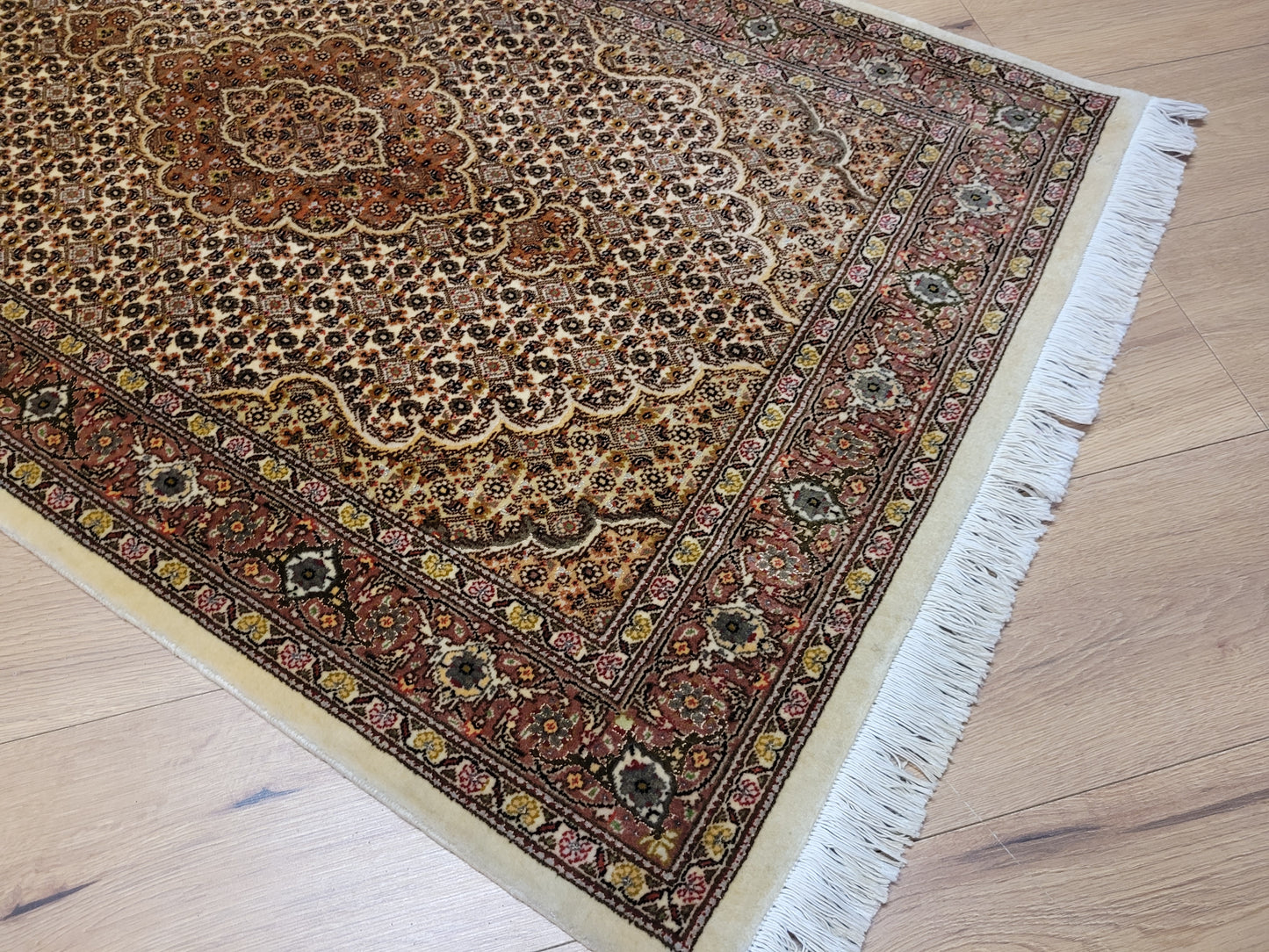 Täbriz Läufer feine Knüpfung mit Seide 310x83 cm