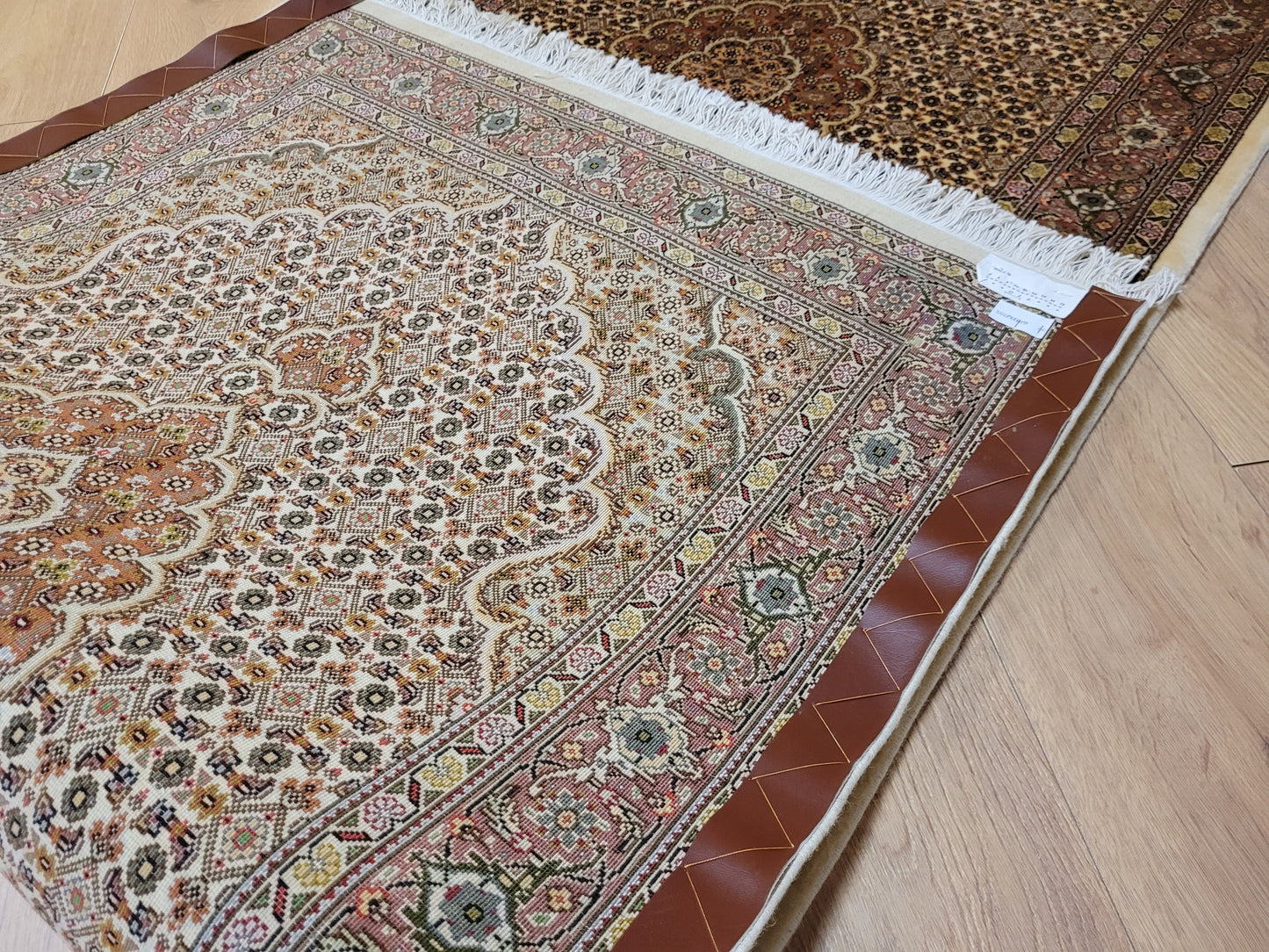 Täbriz Läufer feine Knüpfung mit Seide 310x83 cm