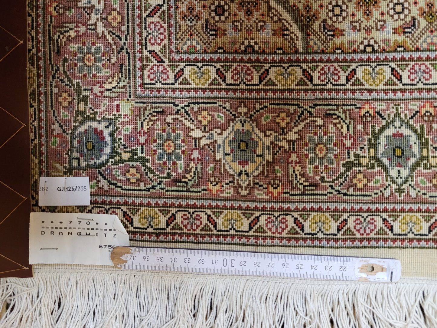 Täbriz Läufer feine Knüpfung mit Seide 310x83 cm