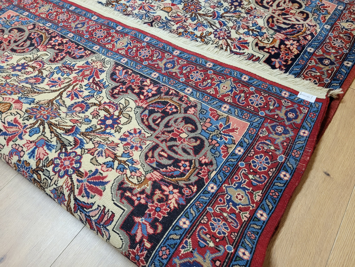 Bidjar Teppich Korkwolle florales Medaillon 168x115 cm