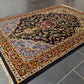 Perserteppich Orientteppich Handgeknüpfter Teppich Keshan 160x110cm