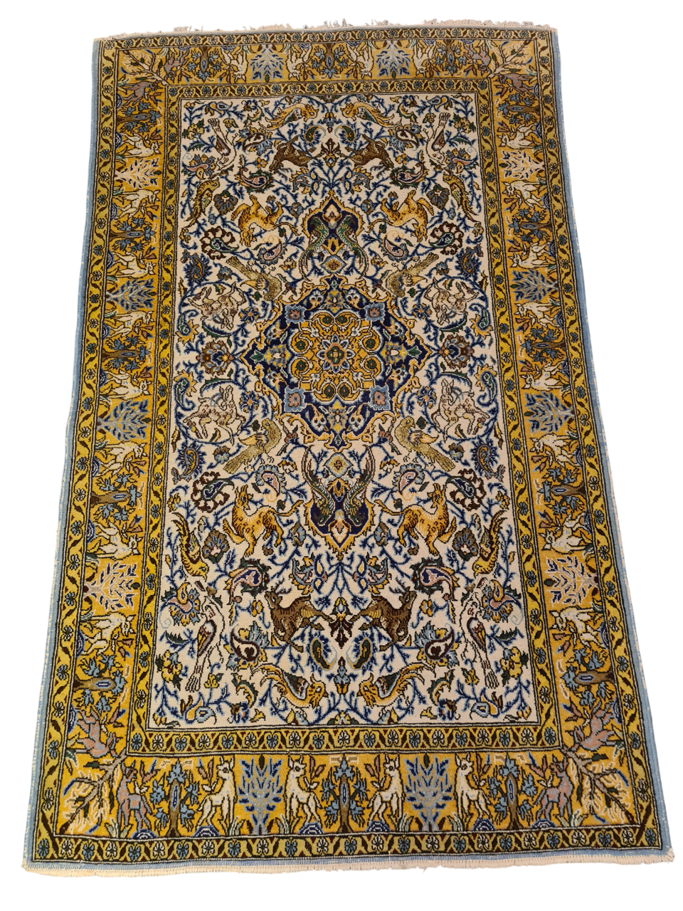 Perserteppich Orientteppich Handgeknüpfter Teppich Ghoum 170x100cm