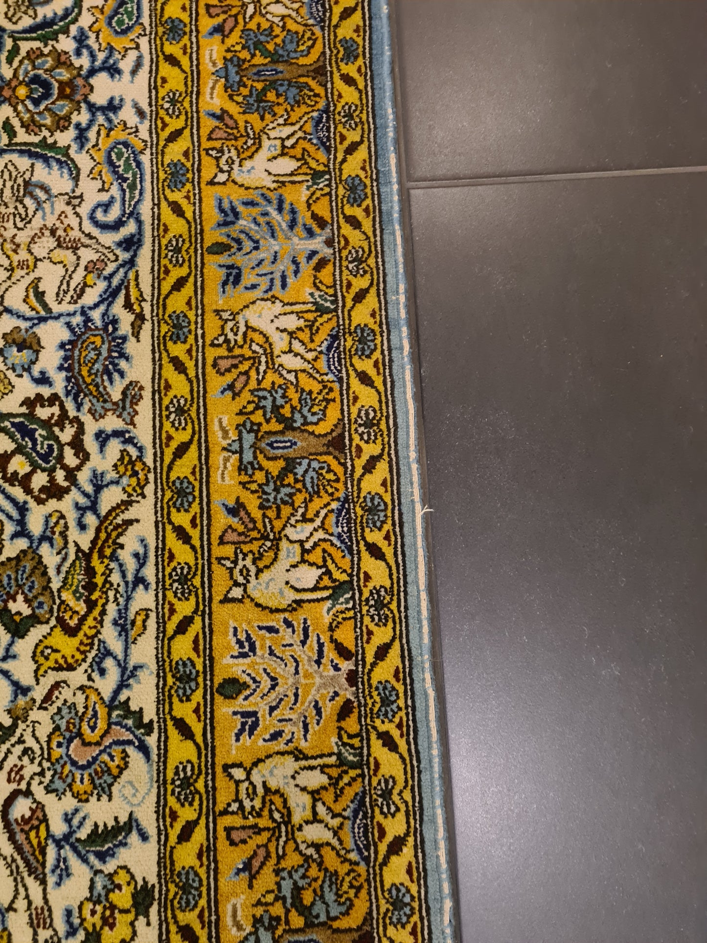 Perserteppich Orientteppich Handgeknüpfter Teppich Ghoum 170x100cm