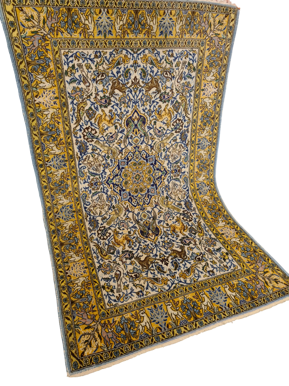 Perserteppich Orientteppich Handgeknüpfter Teppich Ghoum 170x100cm