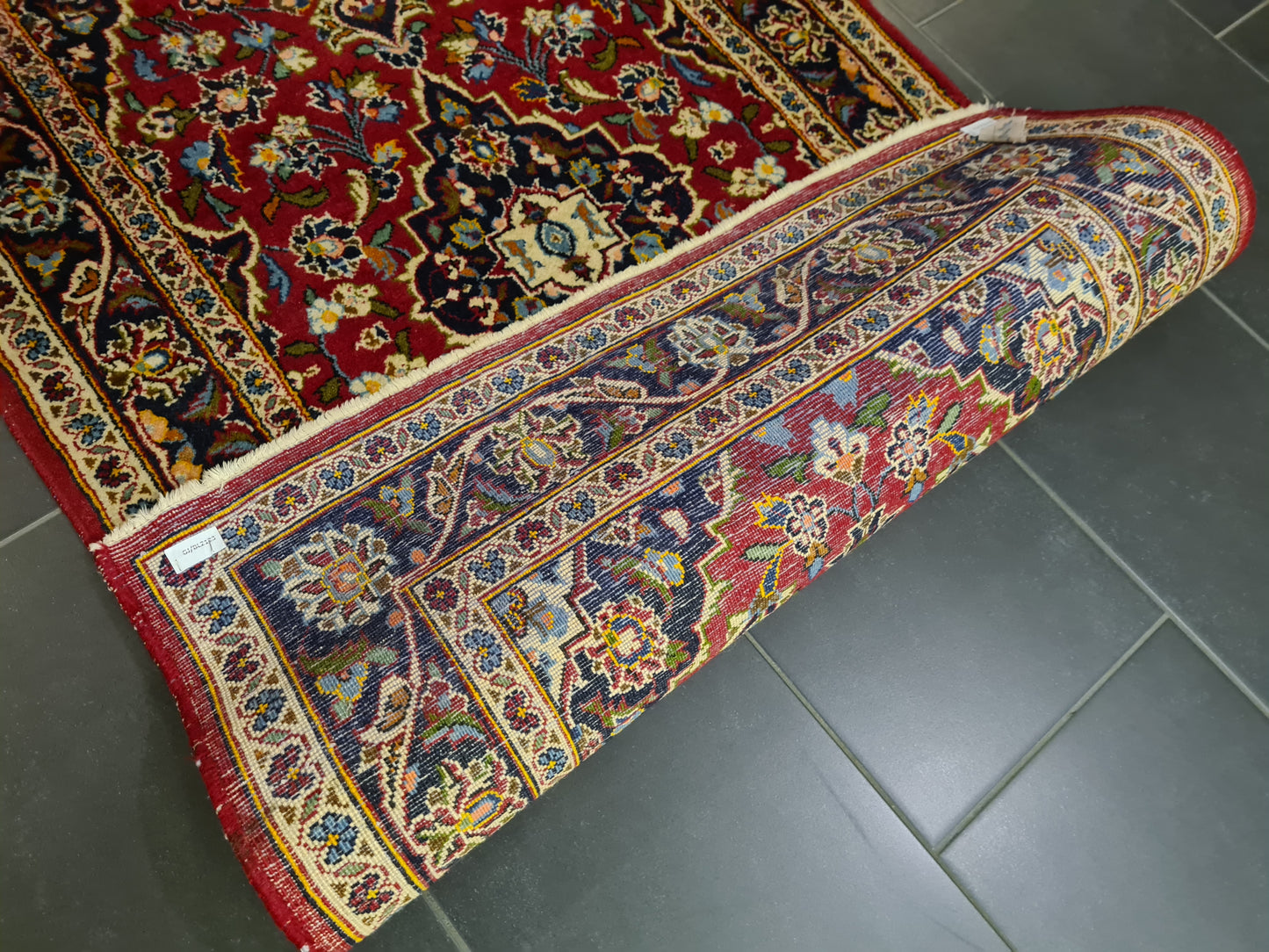 Perserteppich Orientteppich Handgeknüpfter Teppich Keshan 155x95cm