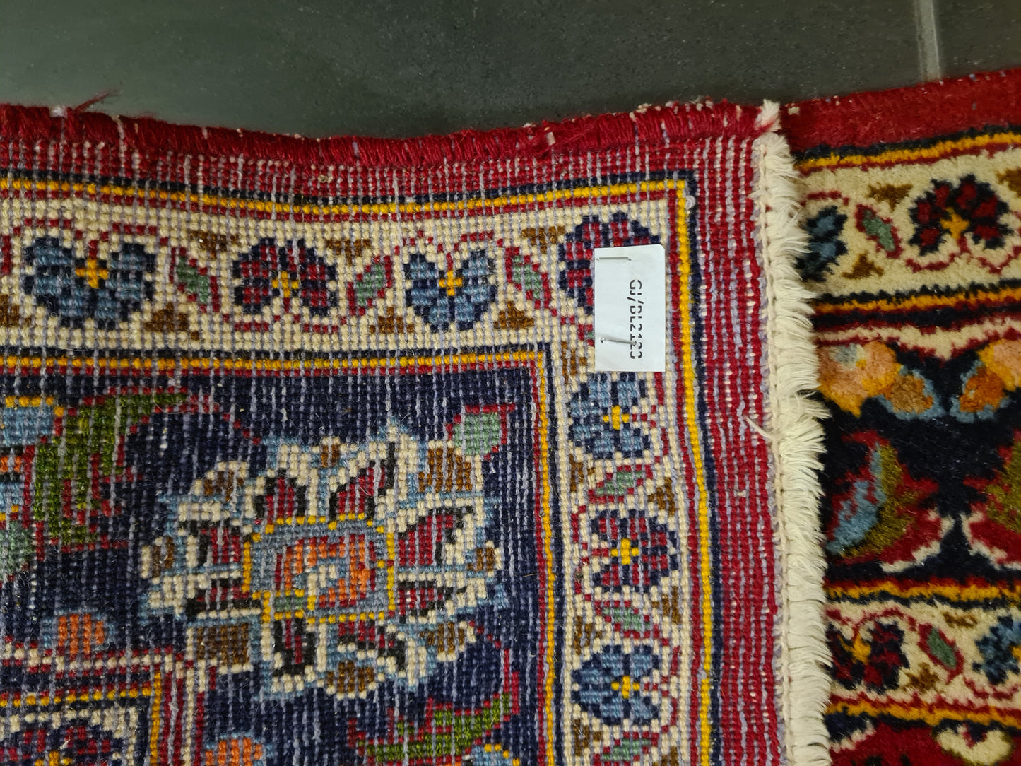 Perserteppich Orientteppich Handgeknüpfter Teppich Keshan 155x95cm