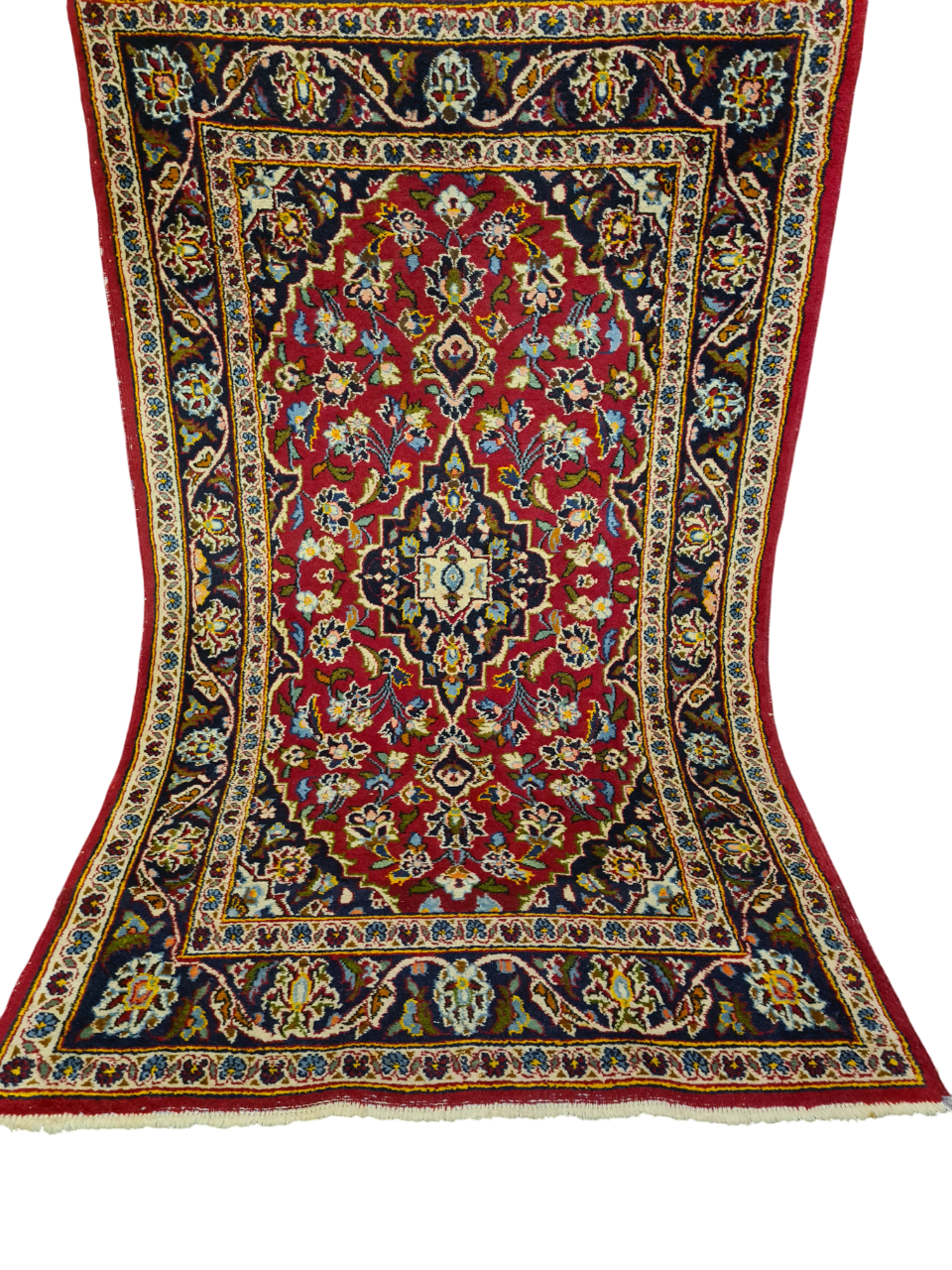 Perserteppich Orientteppich Handgeknüpfter Teppich Keshan 155x95cm