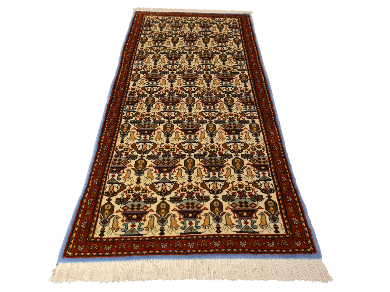 Perserteppich Orientteppich Handgeknüpfter Teppich Bidjar 150x65cm