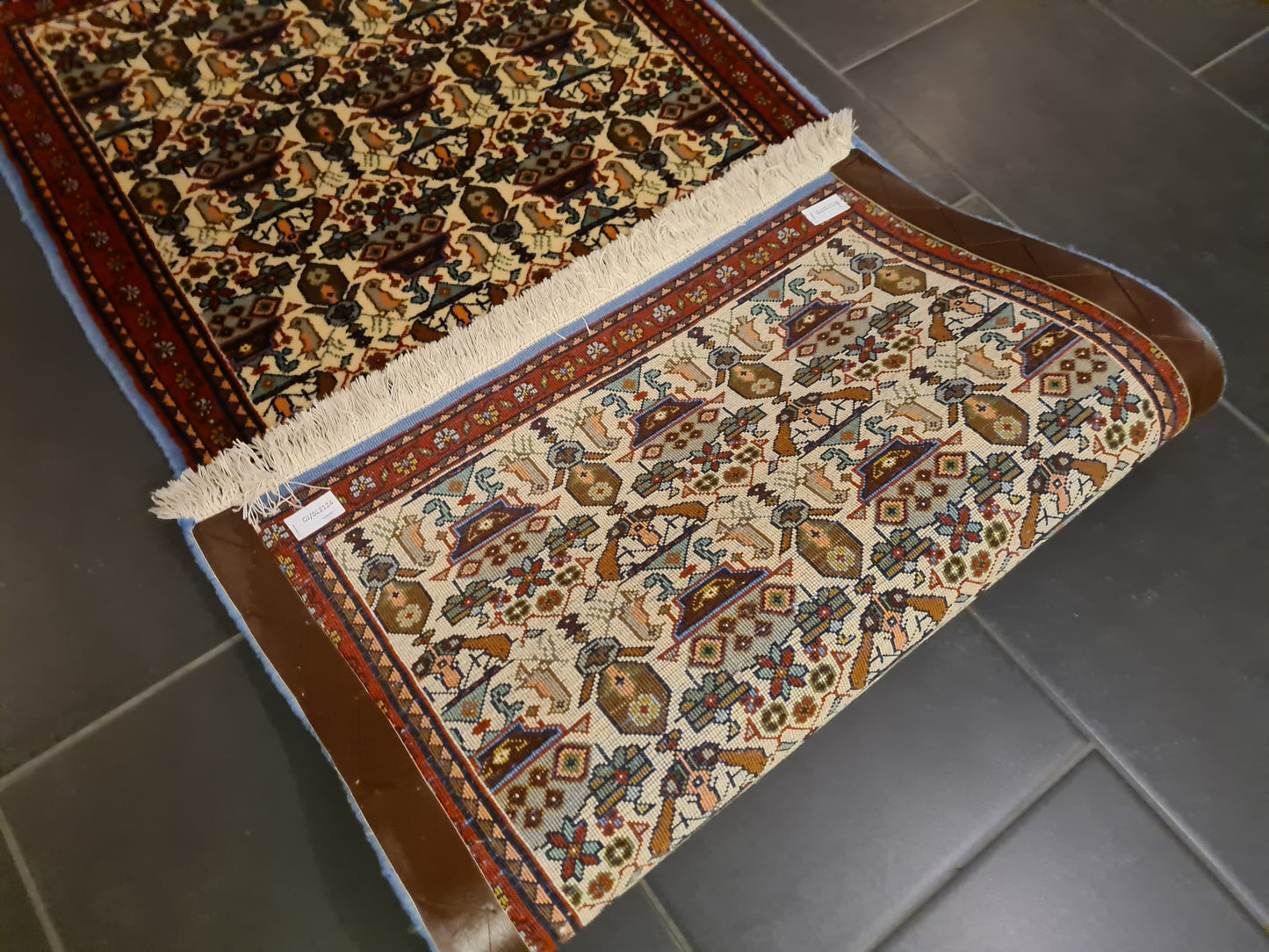 Perserteppich Orientteppich Handgeknüpfter Teppich Bidjar 150x65cm