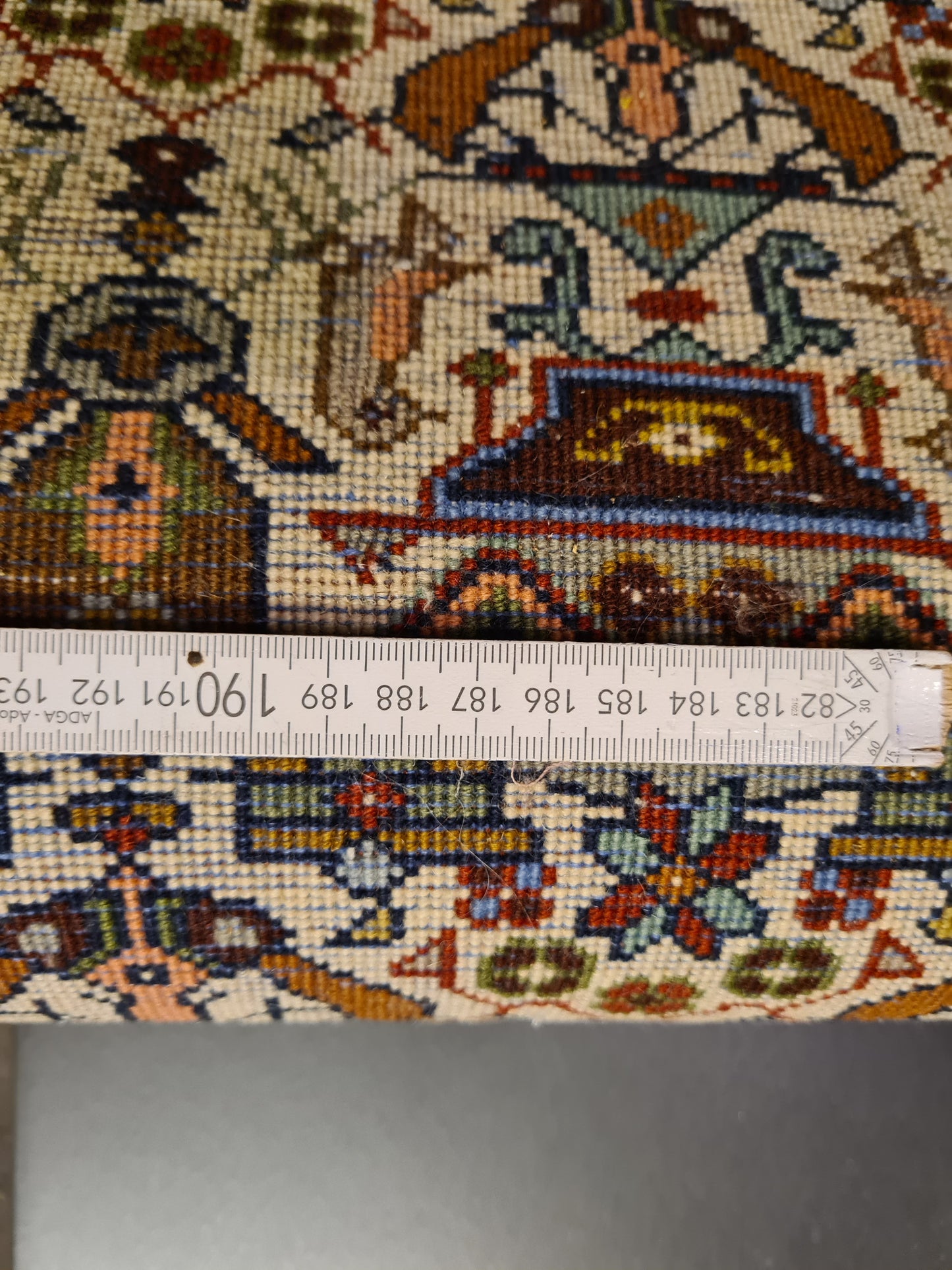 Perserteppich Orientteppich Handgeknüpfter Teppich Bidjar 150x65cm