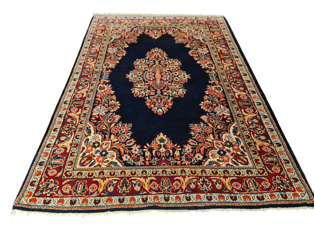 Perserteppich Orientteppich Handgeknüpfter Teppich Sarough 160x110cm