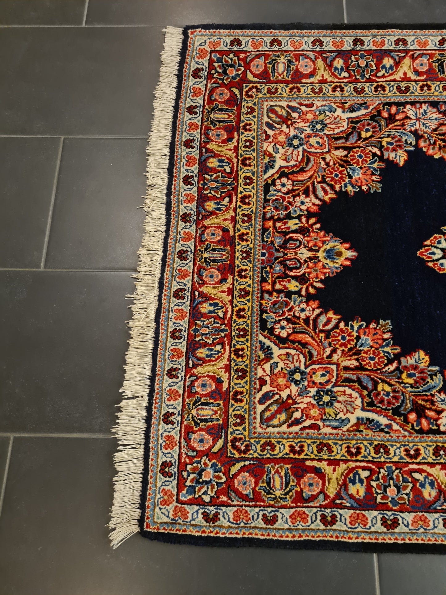 Perserteppich Orientteppich Handgeknüpfter Teppich Sarough 160x110cm