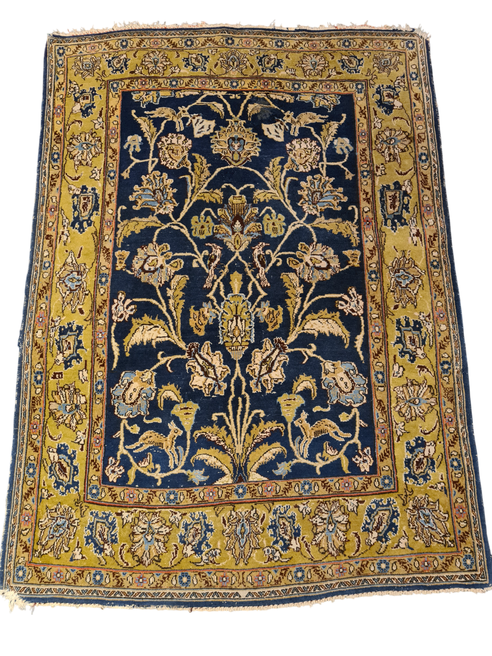 Perserteppich Orientteppich Handgeknüpfter Teppich Ghoum 160x110cm