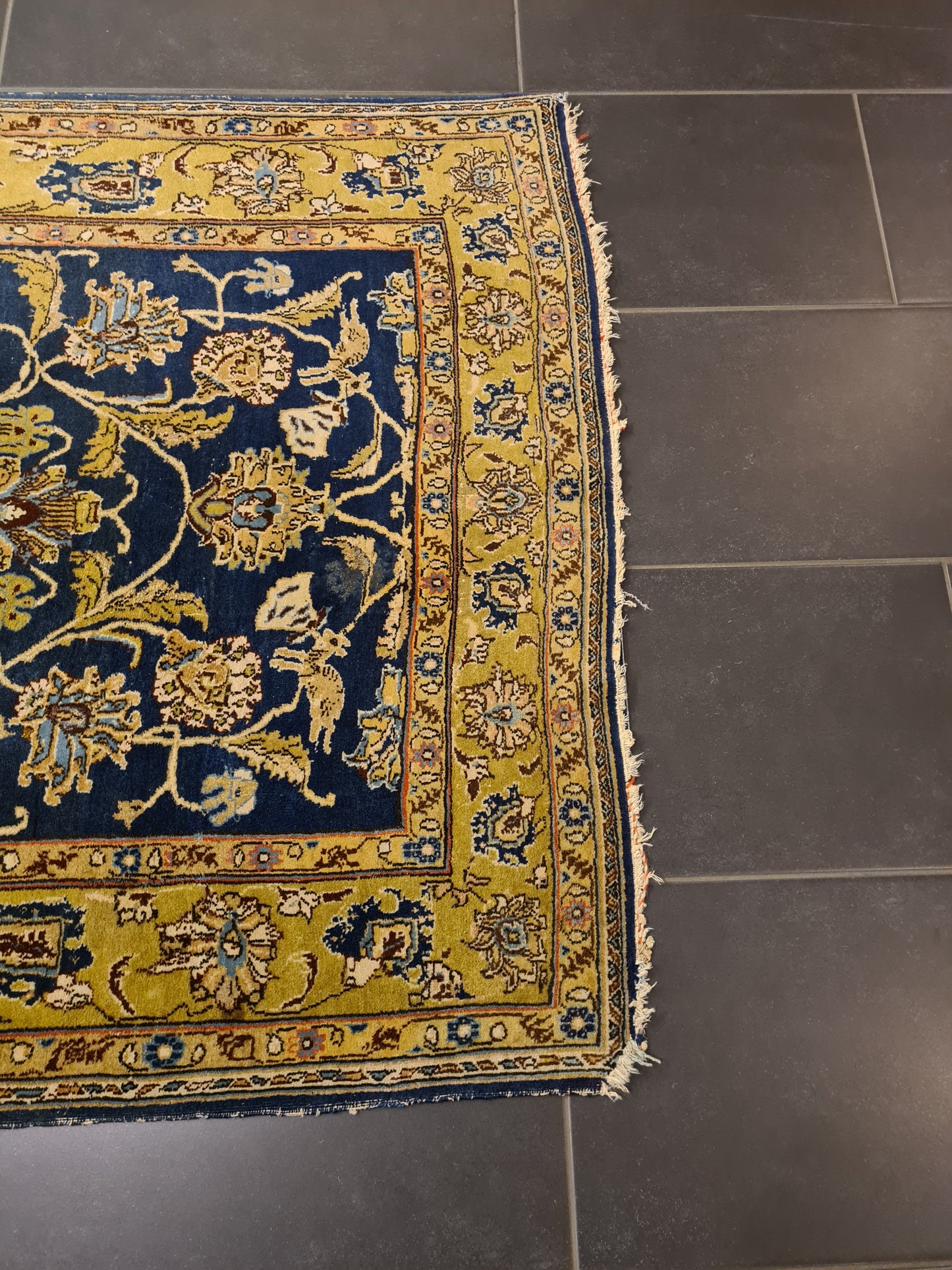 Perserteppich Orientteppich Handgeknüpfter Teppich Ghoum 160x110cm