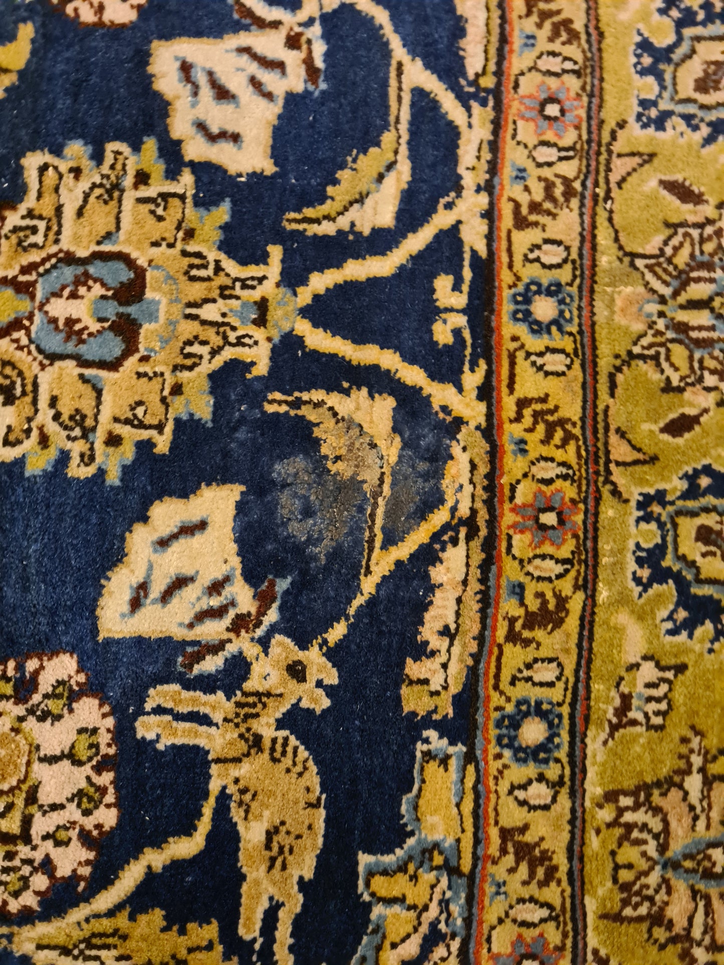 Perserteppich Orientteppich Handgeknüpfter Teppich Ghoum 160x110cm