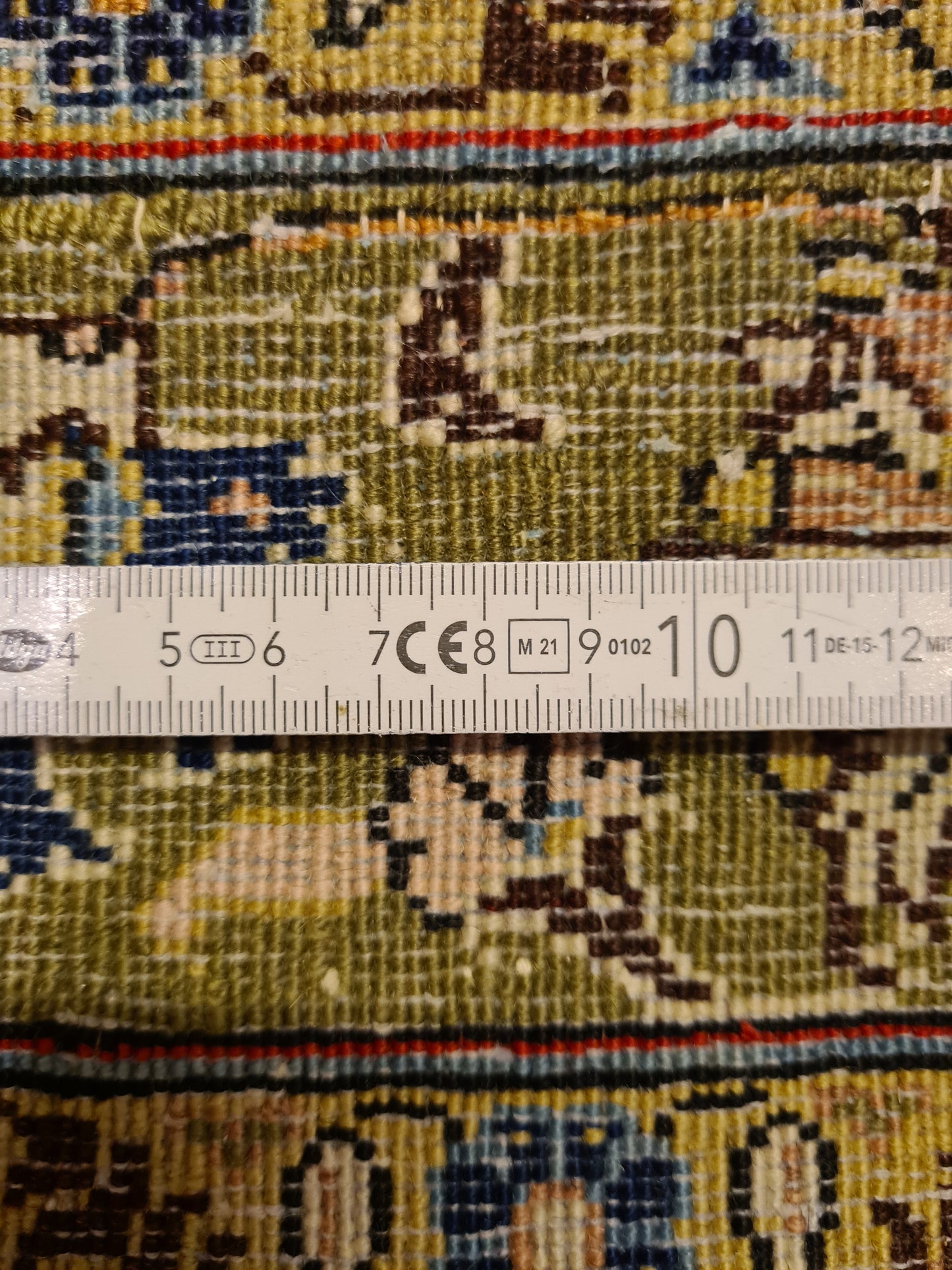 Perserteppich Orientteppich Handgeknüpfter Teppich Ghoum 160x110cm