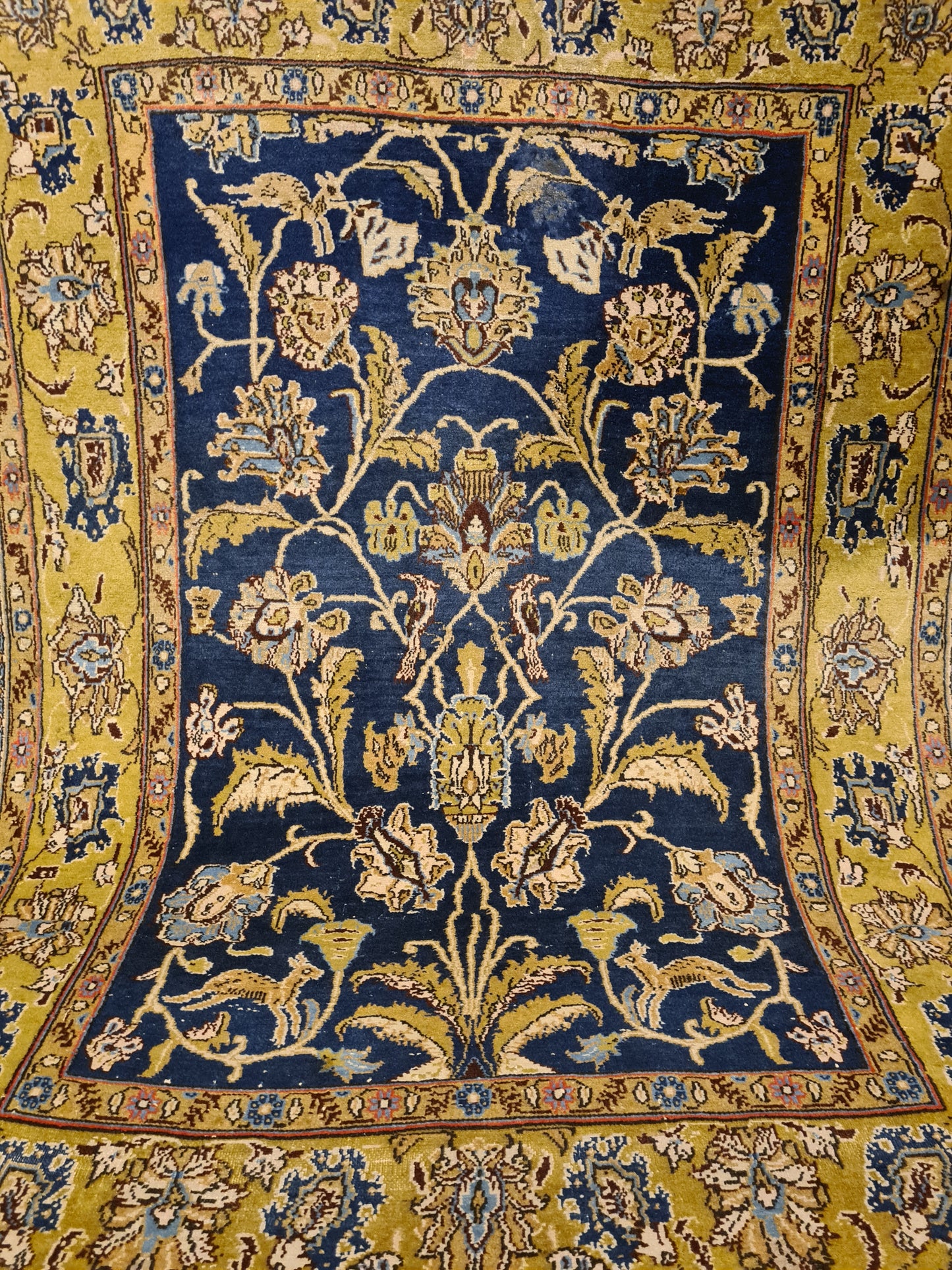 Perserteppich Orientteppich Handgeknüpfter Teppich Ghoum 160x110cm