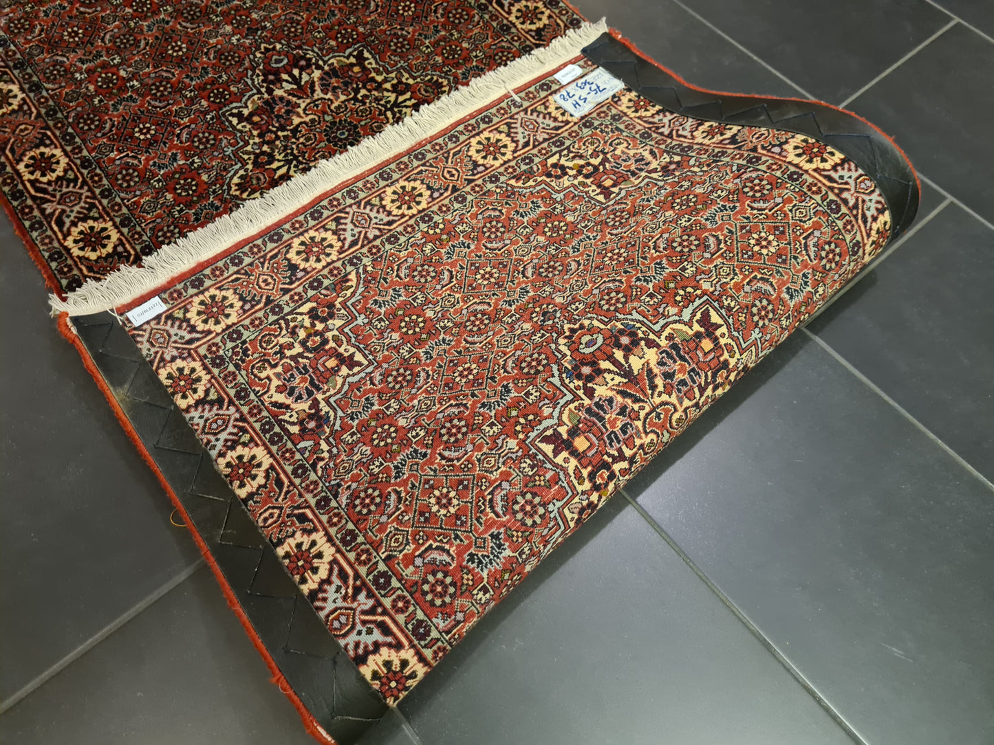 Perserteppich Orientteppich Handgeknüpfter Teppich Bidjar 300x80cm