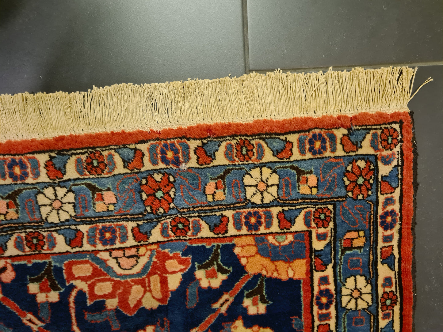 Perserteppich Orientteppich Handgeknüpfter Teppich Isfahan 155x110cm