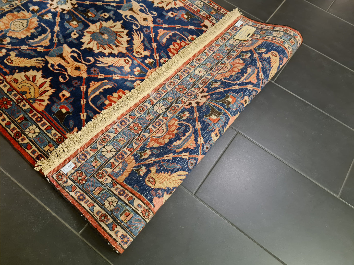 Perserteppich Orientteppich Handgeknüpfter Teppich Isfahan 155x110cm