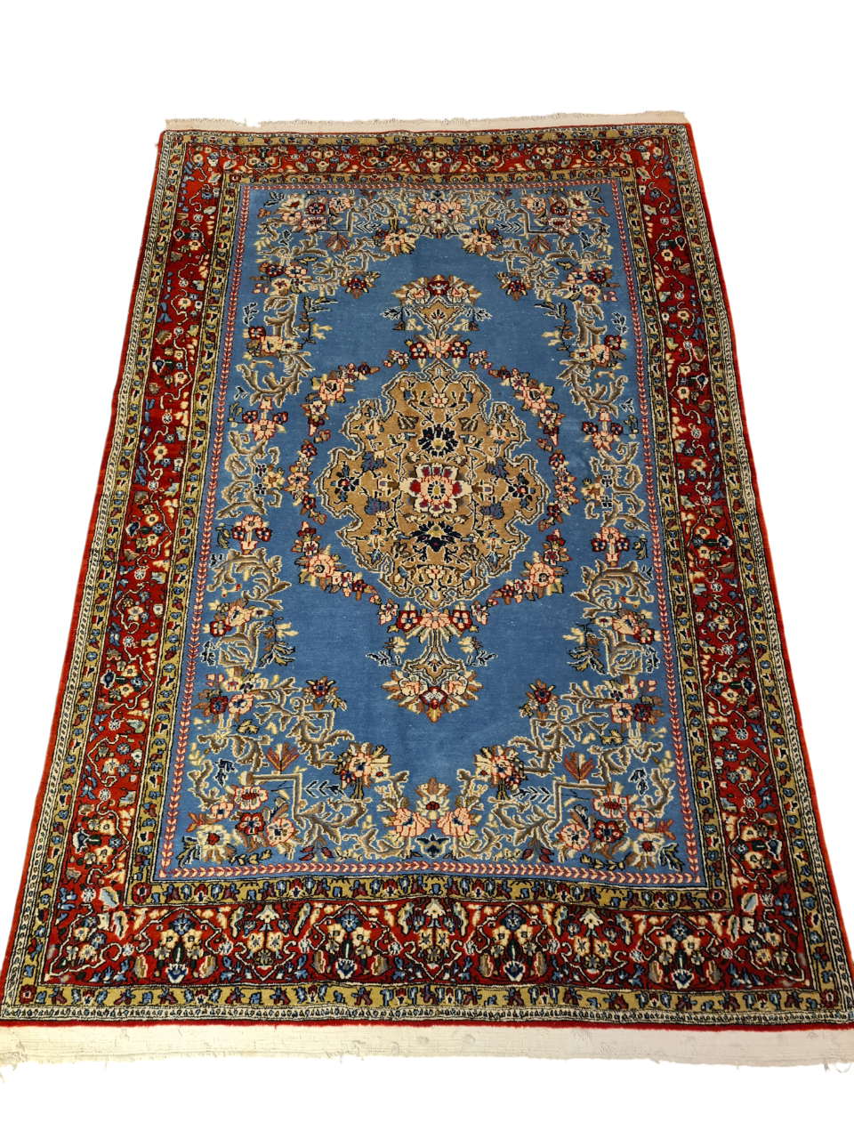 Perserteppich Orientteppich Handgeknüpfter Teppich Ghoum 210x145cm