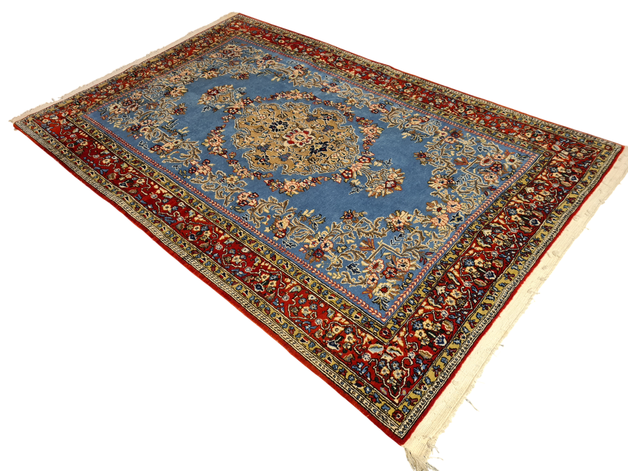 Perserteppich Orientteppich Handgeknüpfter Teppich Ghoum 210x145cm