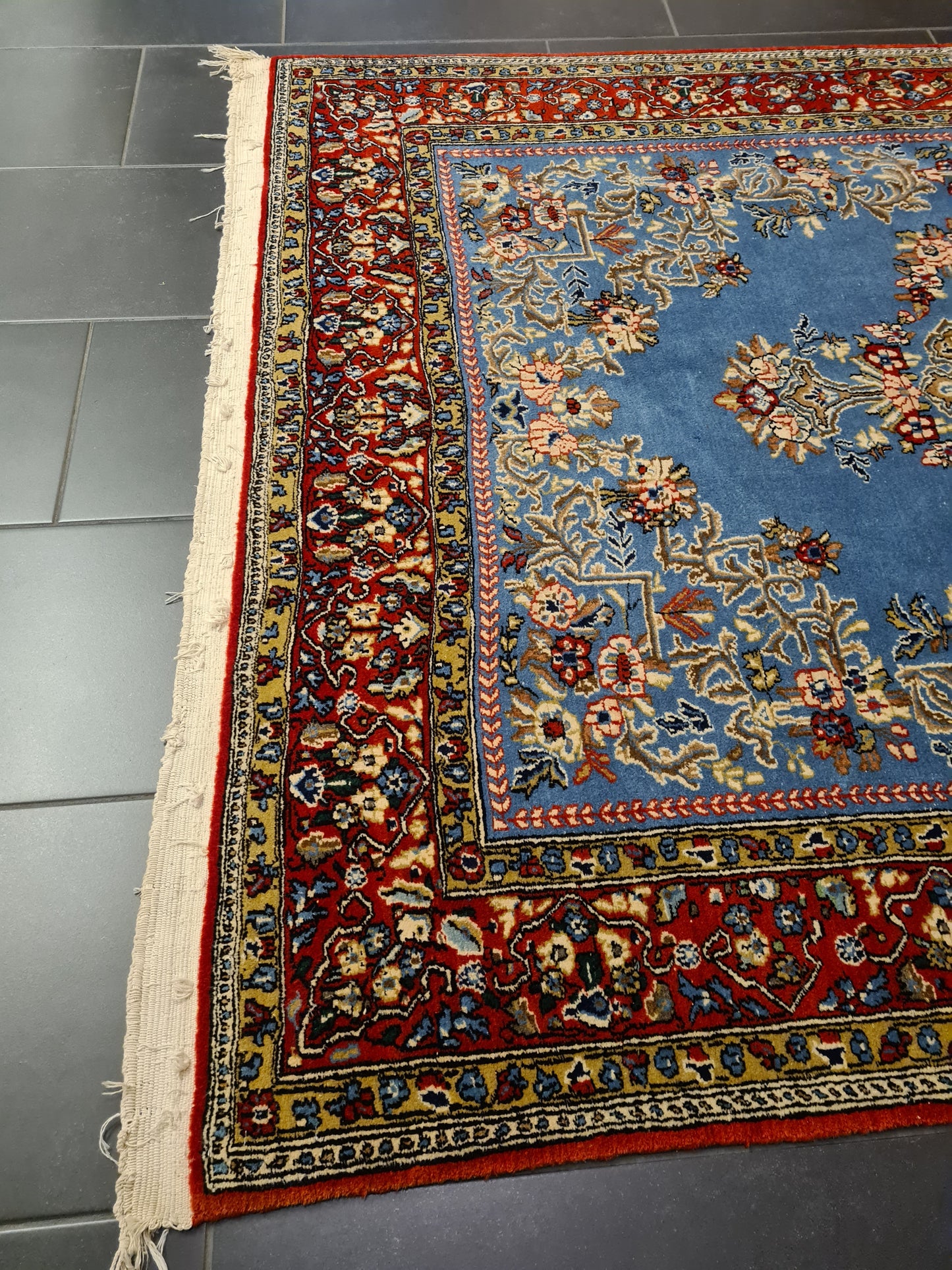 Perserteppich Orientteppich Handgeknüpfter Teppich Ghoum 210x145cm