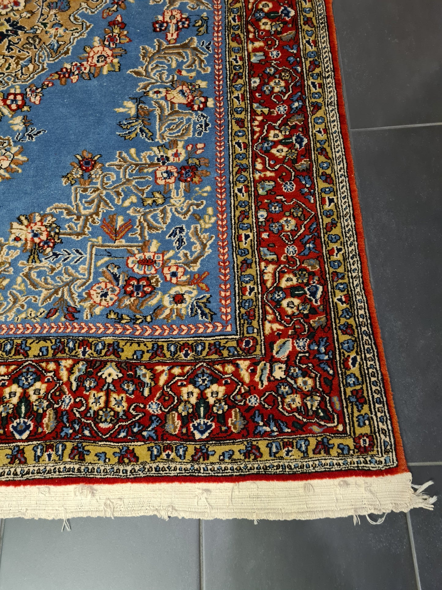 Perserteppich Orientteppich Handgeknüpfter Teppich Ghoum 210x145cm