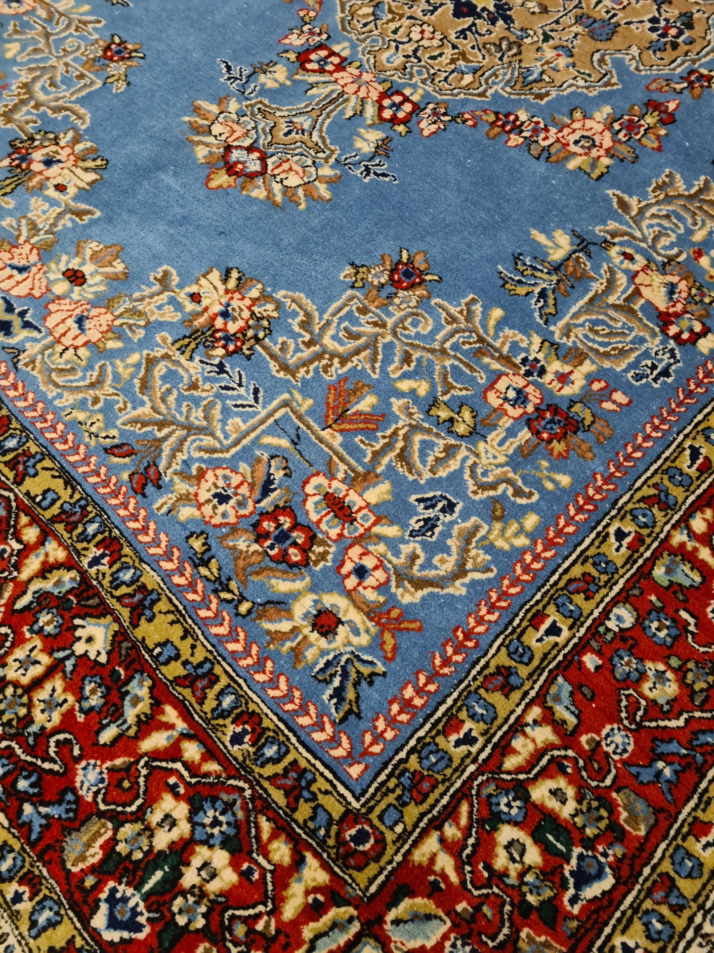 Perserteppich Orientteppich Handgeknüpfter Teppich Ghoum 210x145cm