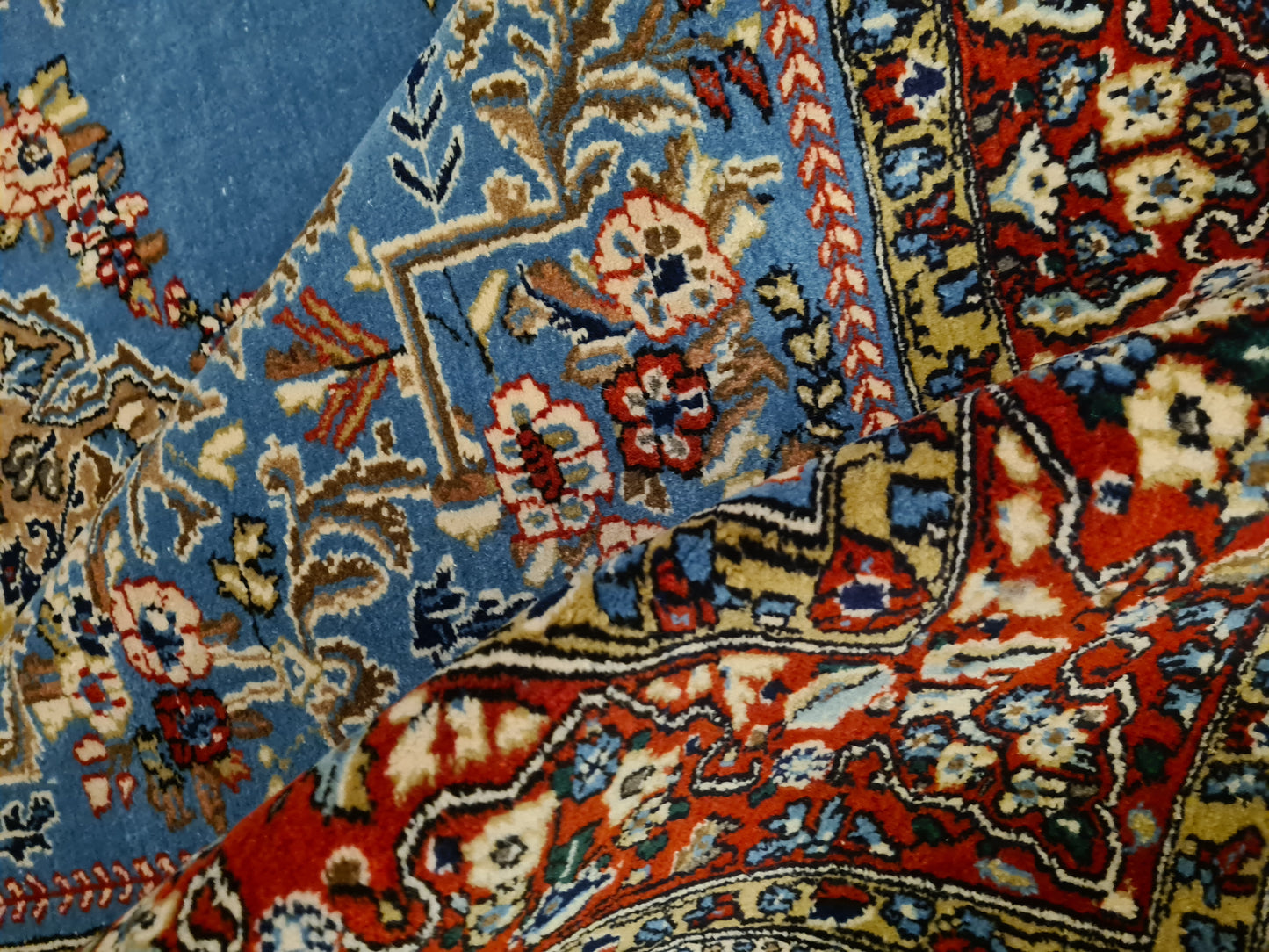 Perserteppich Orientteppich Handgeknüpfter Teppich Ghoum 210x145cm