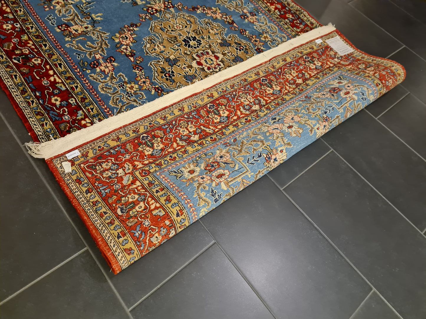 Perserteppich Orientteppich Handgeknüpfter Teppich Ghoum 210x145cm