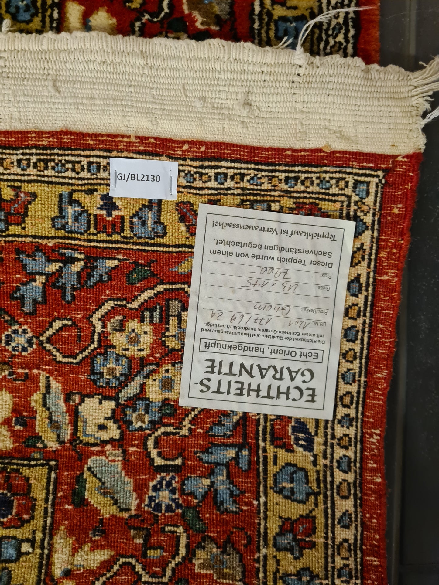 Perserteppich Orientteppich Handgeknüpfter Teppich Ghoum 210x145cm