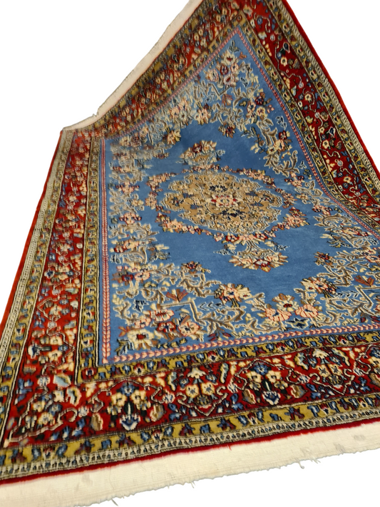 Perserteppich Orientteppich Handgeknüpfter Teppich Ghoum 210x145cm