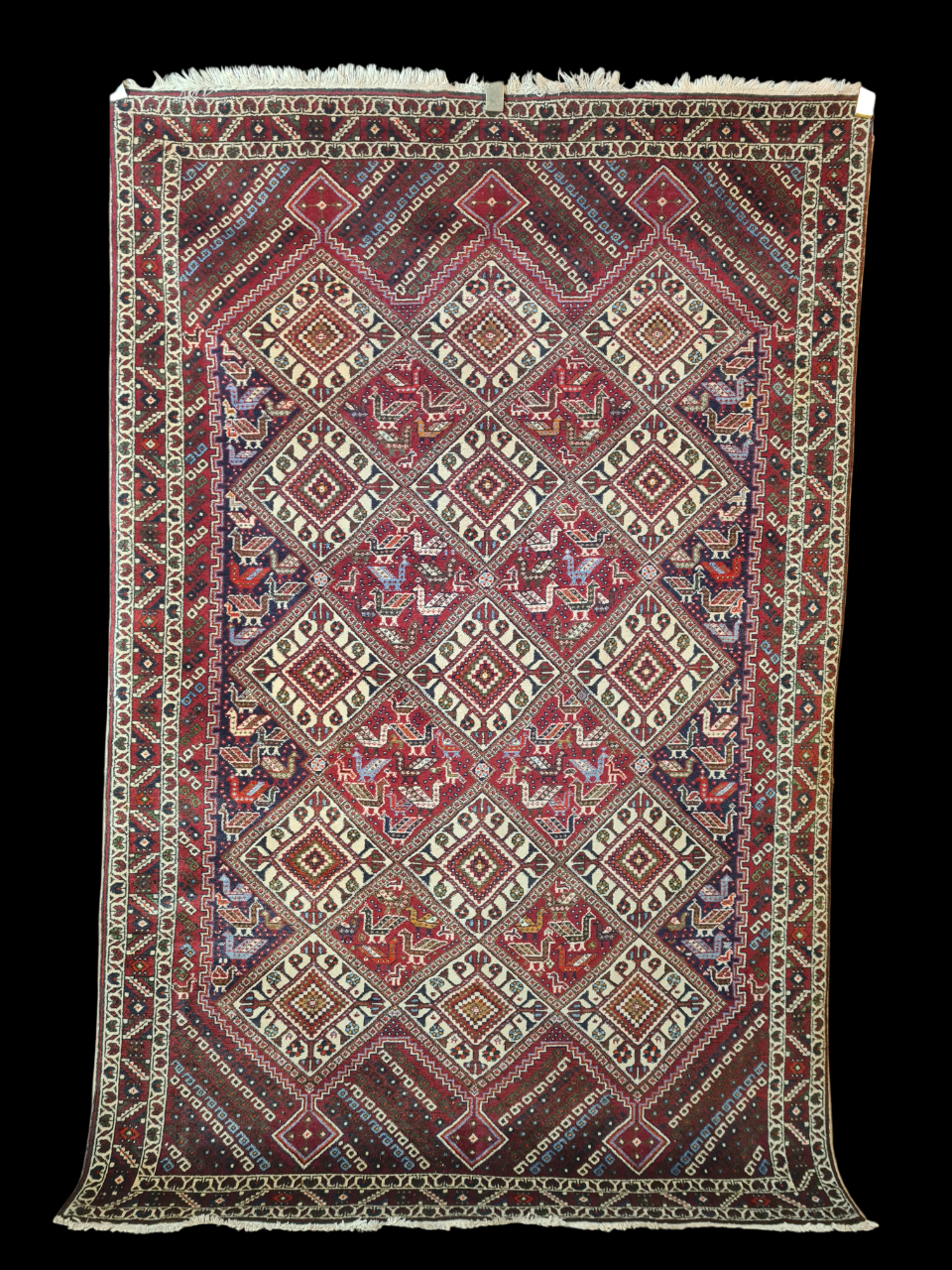 Perserteppich Orientteppich Handgeknüpfter Teppich Shiraz 200x135cm