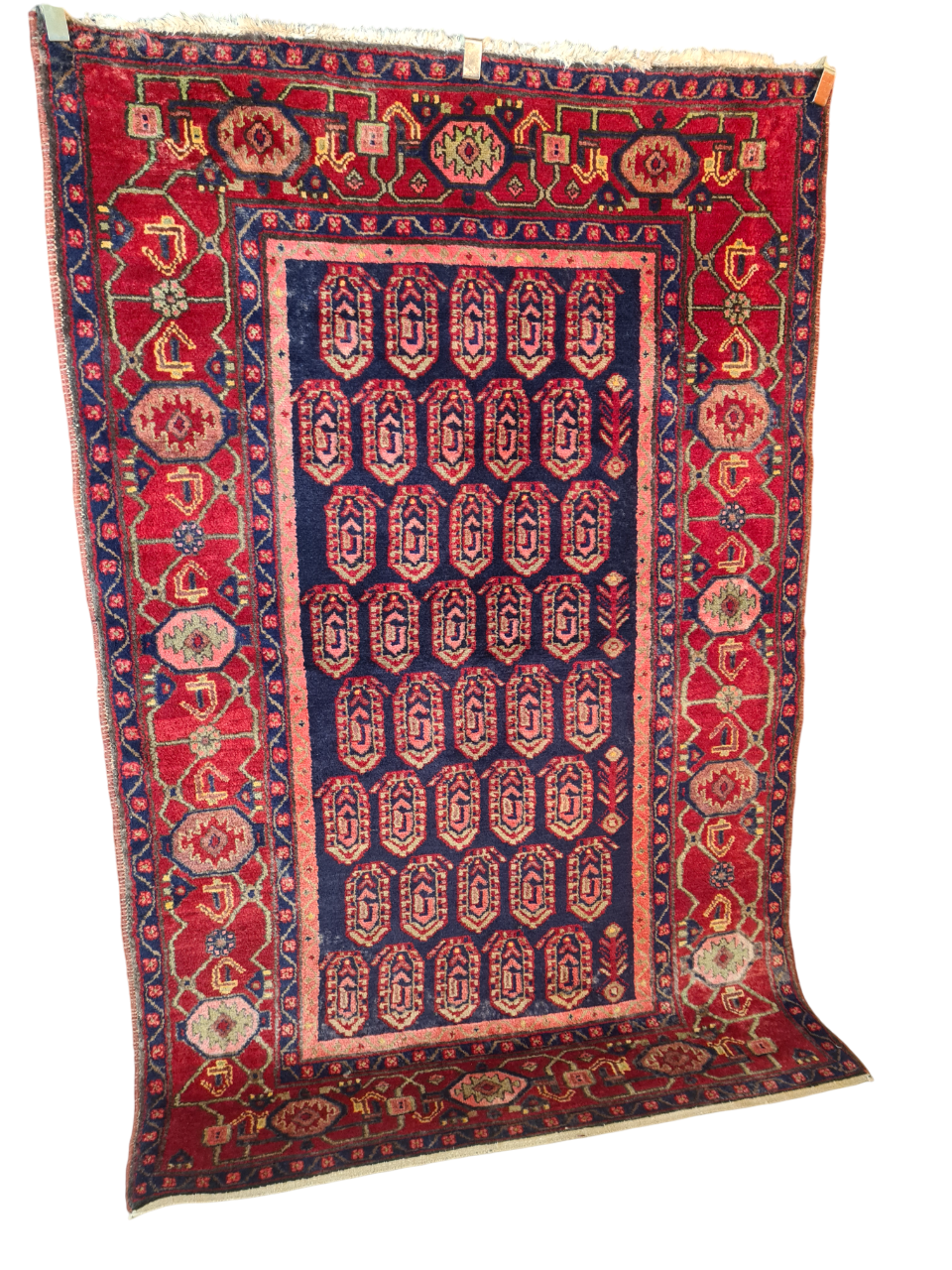 Perserteppich Orientteppich Handgeknüpfter Teppich Afshari 215x145cm