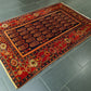 Perserteppich Orientteppich Handgeknüpfter Teppich Afshari 215x145cm