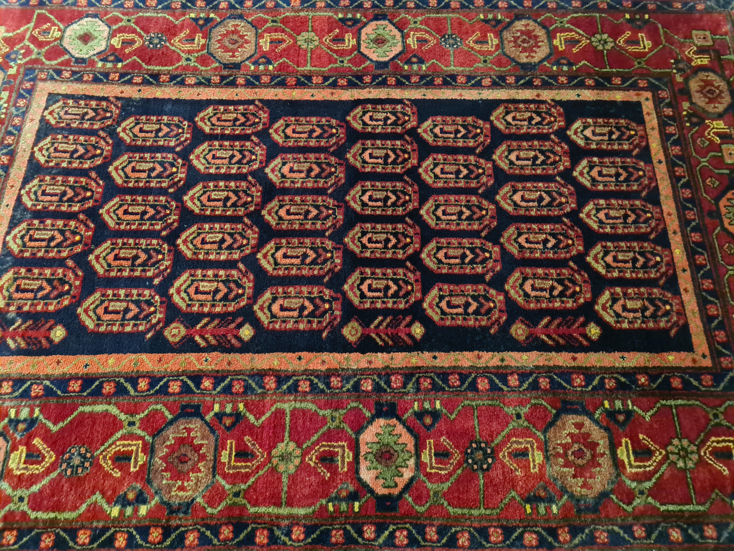 Perserteppich Orientteppich Handgeknüpfter Teppich Afshari 215x145cm