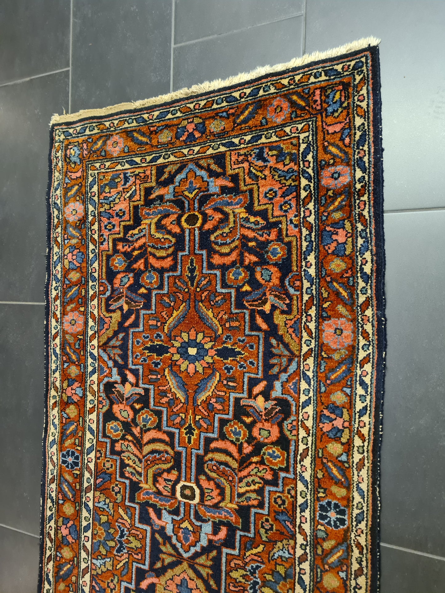 Perserteppich Orientteppich Handgeknüpfter Teppich Lillian 310x85cm