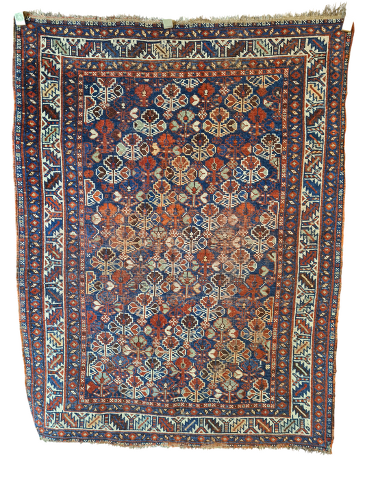 Perserteppich Orientteppich Handgeknüpfter Teppich Shiraz 155x120cm