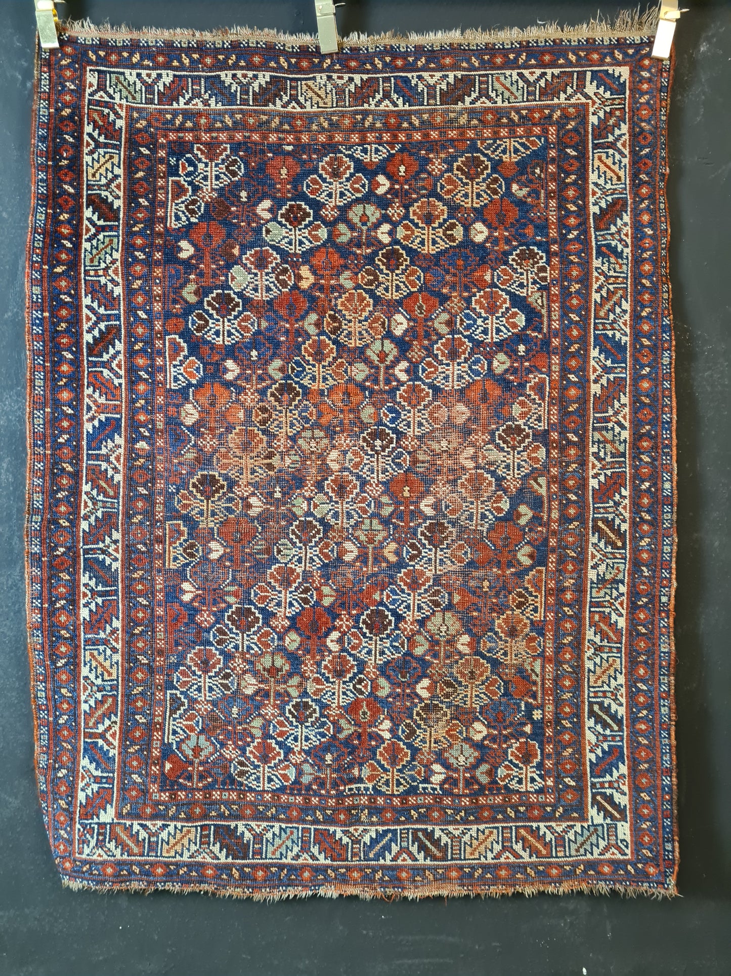 Perserteppich Orientteppich Handgeknüpfter Teppich Shiraz 155x120cm